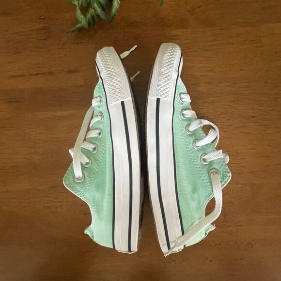 Converse Chuck Taylor All Star Low Top Sneakers Mint Green Womens 5 / Mens 7 - Picture 10 of 15